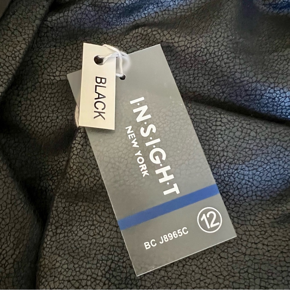 NEW INSIGHT TEXTURED FAUX LEATHER JACKET - Picture 10 of 13